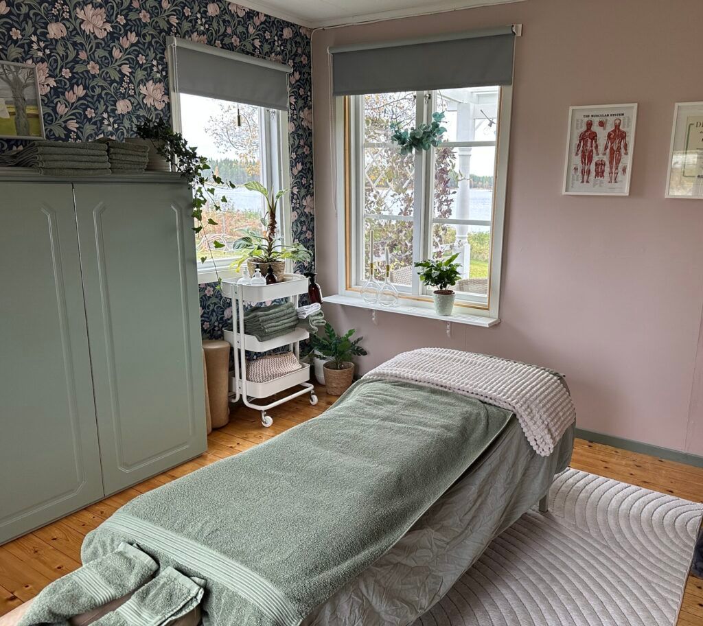 Annas Massage behandlingsrum - lugnande atmosfär